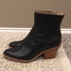 Womens Sofft Black Ankle Boots